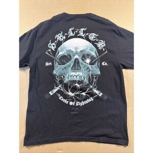 Sullen Art Collective Lords Of Lightning Mens T-Shirt Large, Tattoo Art